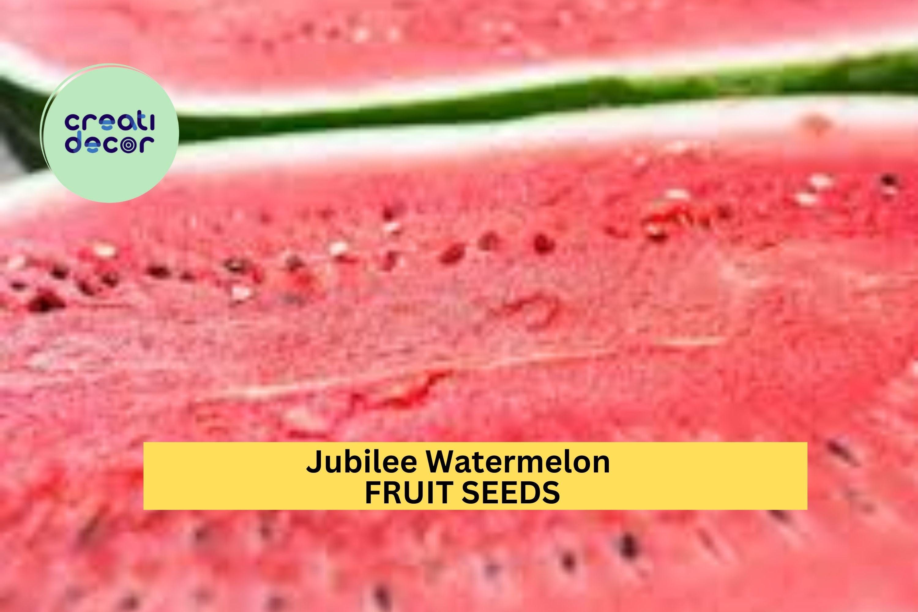 3pcs of 1g Jubilee Watermelon Seeds – Classic Sweet Red Flesh Melon, Long Fruits, Heat-Tolerant, Great for Summer Gardens Seeds for Planting