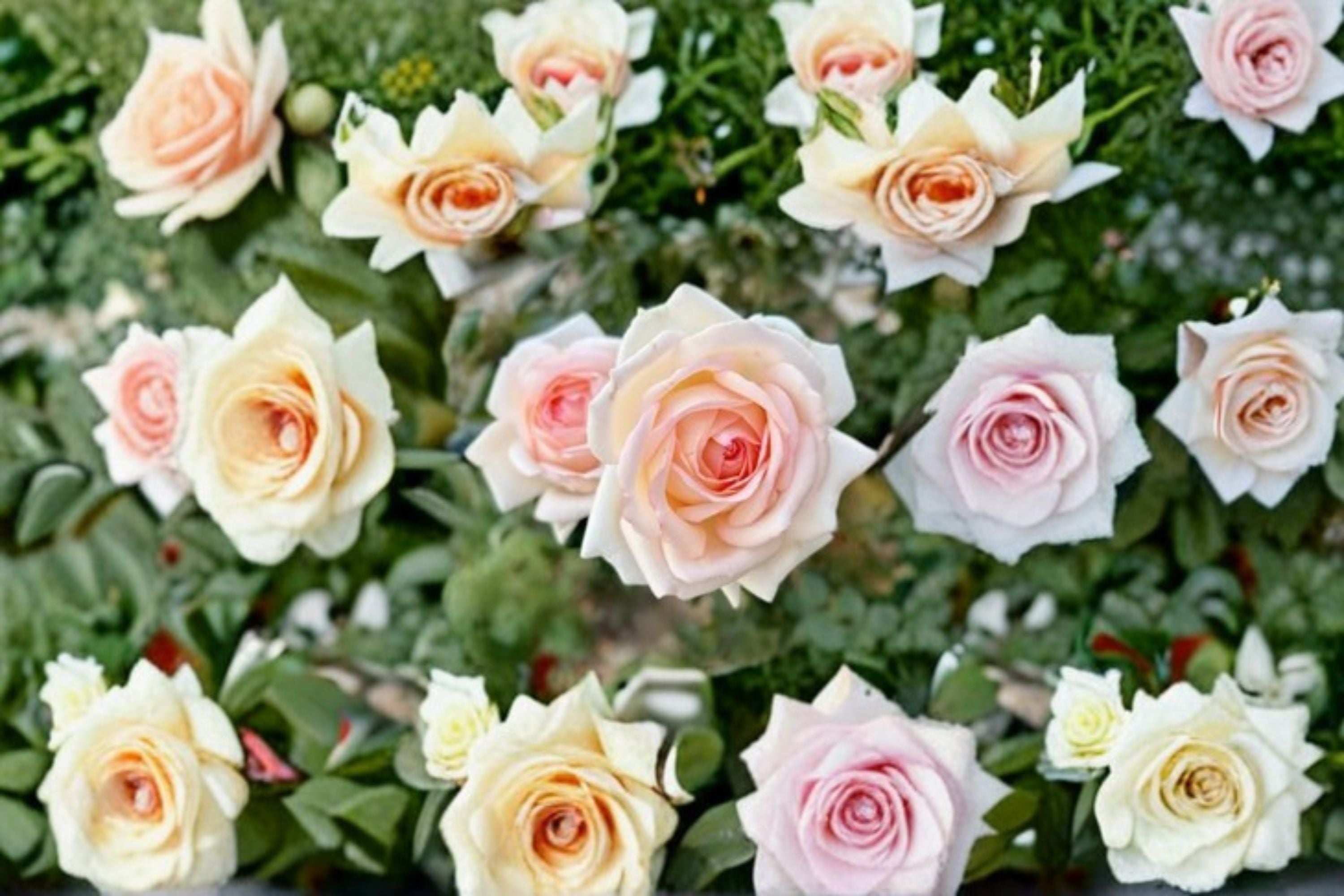 Gruaud Larose Rose Live Plant – Champagne Hybrid Tea Rose