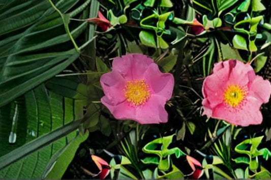 Swamp Rose Seeds Rosa palustris Pink Native Wild Rose Seeds Perennial Shrub Garden Flower Planting 30 Seeds