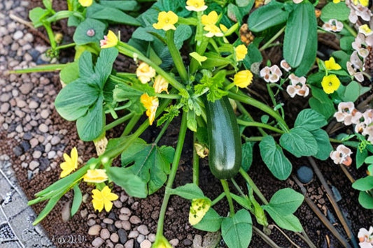 2 Green Zucchini Live Plants – 3–5" Tall – 4" Pot – Cucurbita pepo