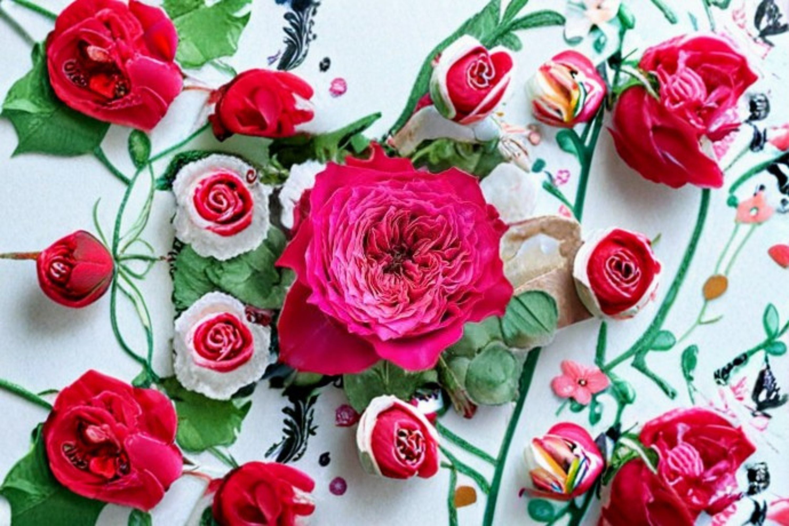 Magic Vuvuzela Rose Own Root Live Plant – Coral Pink Cut Rose