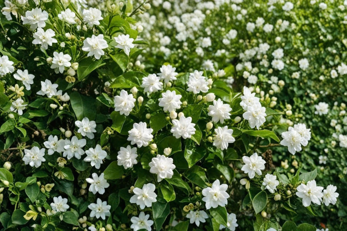 Jasmine Plant Live Starter | Jasminum Climbing Shrub | Fragrant Flowering Garden Plant | Evergreen Outdoor Vine | Jasmine Starter Plant
