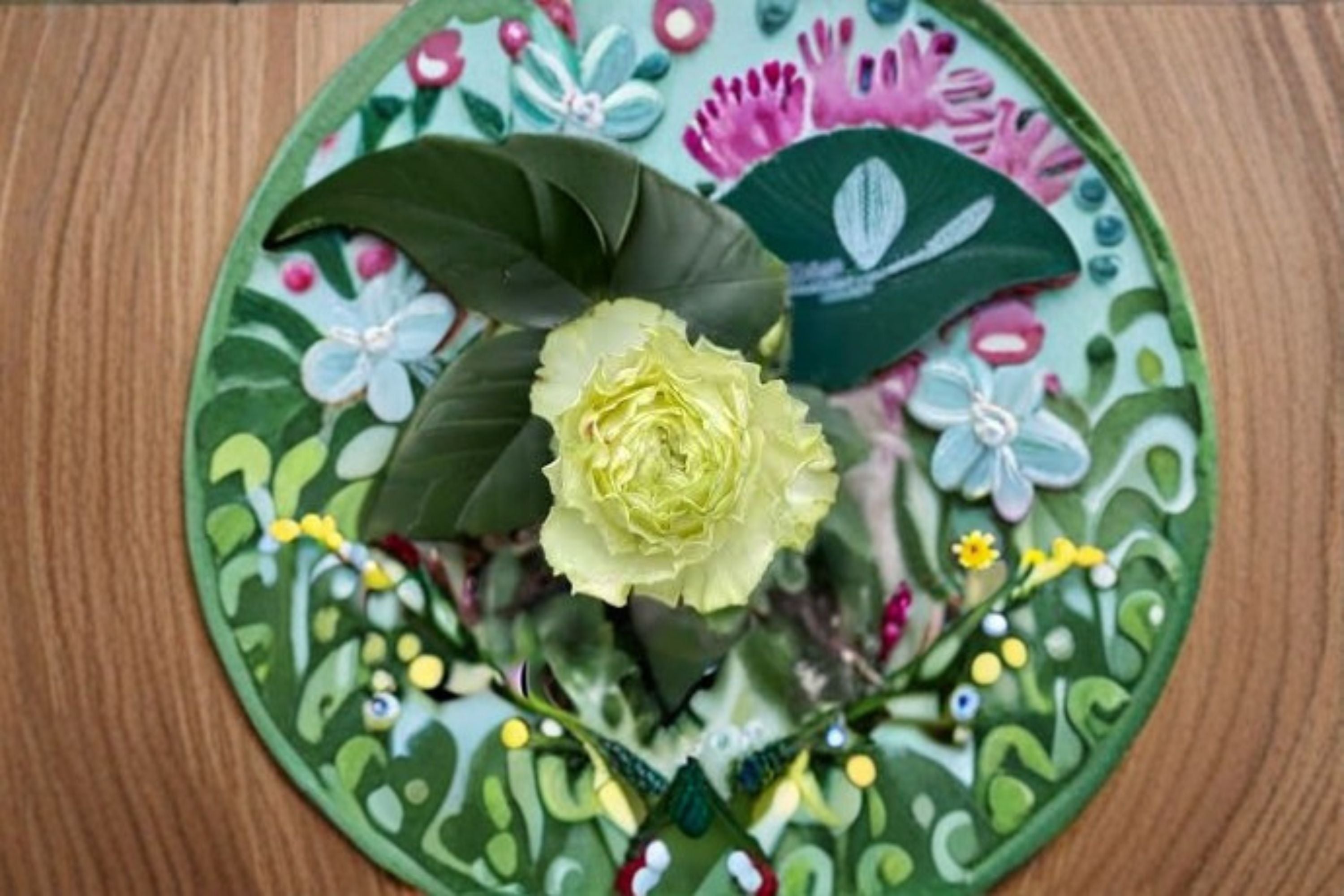 Wasabi Rose Live Plant – Green Cut Rose