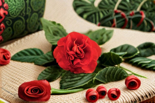 Red Double Impatiens 1 Live Plant – 4–8 Inches Tall – Impatiens