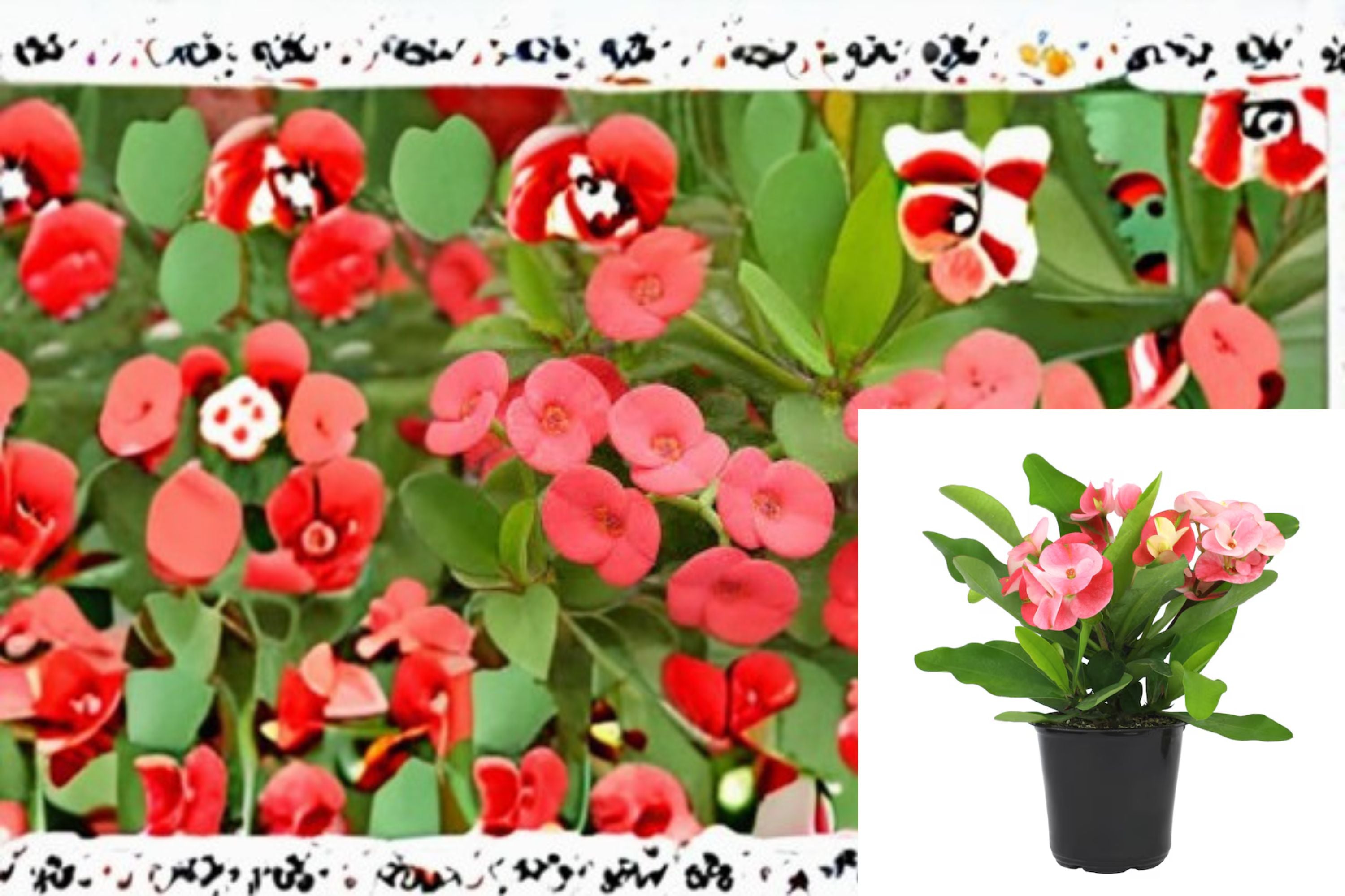 Crown of Thorns 1 Cutting – Euphorbia milii