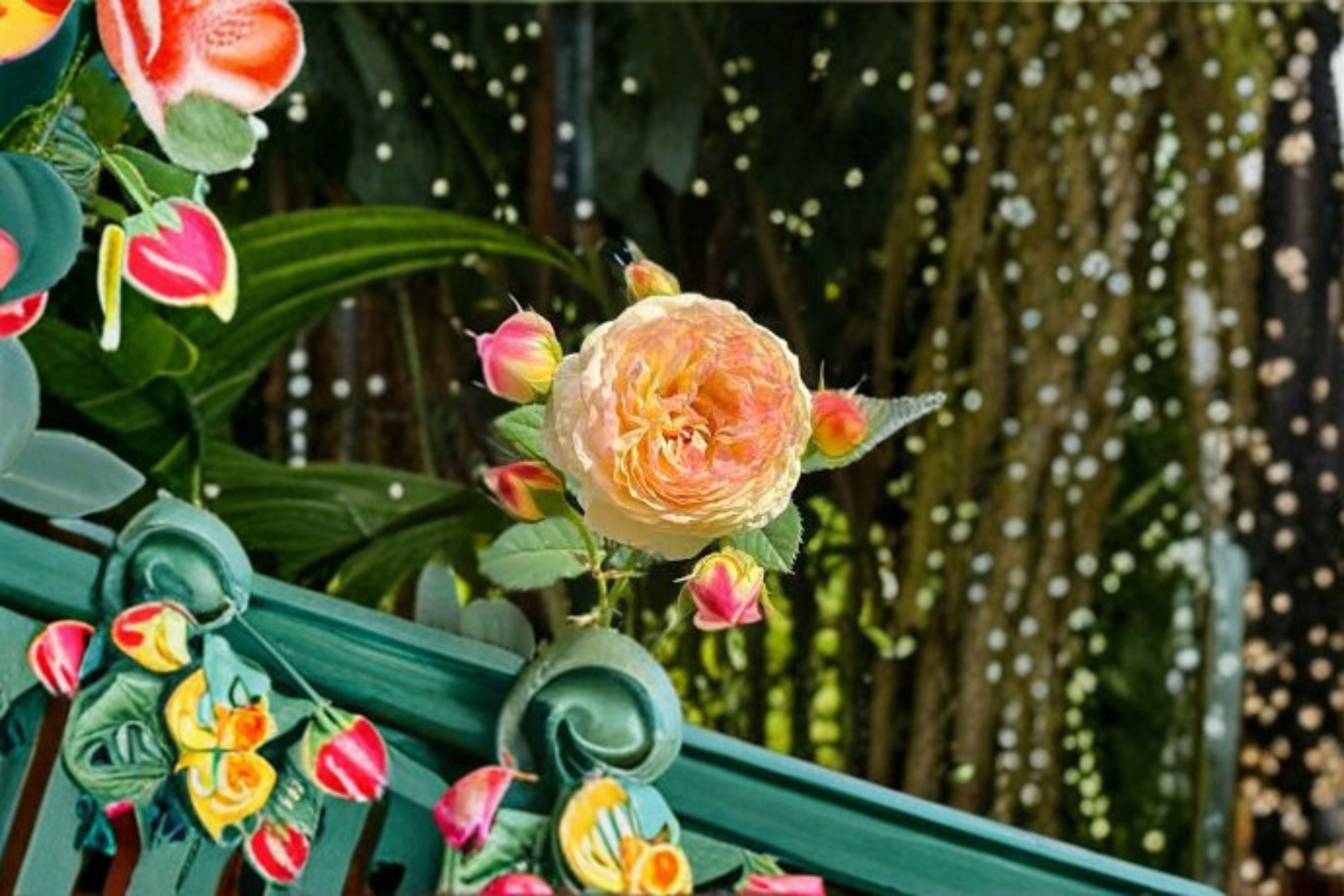 Rosomane Janon Rose Live Plant – Fragrant French Repeat Rose