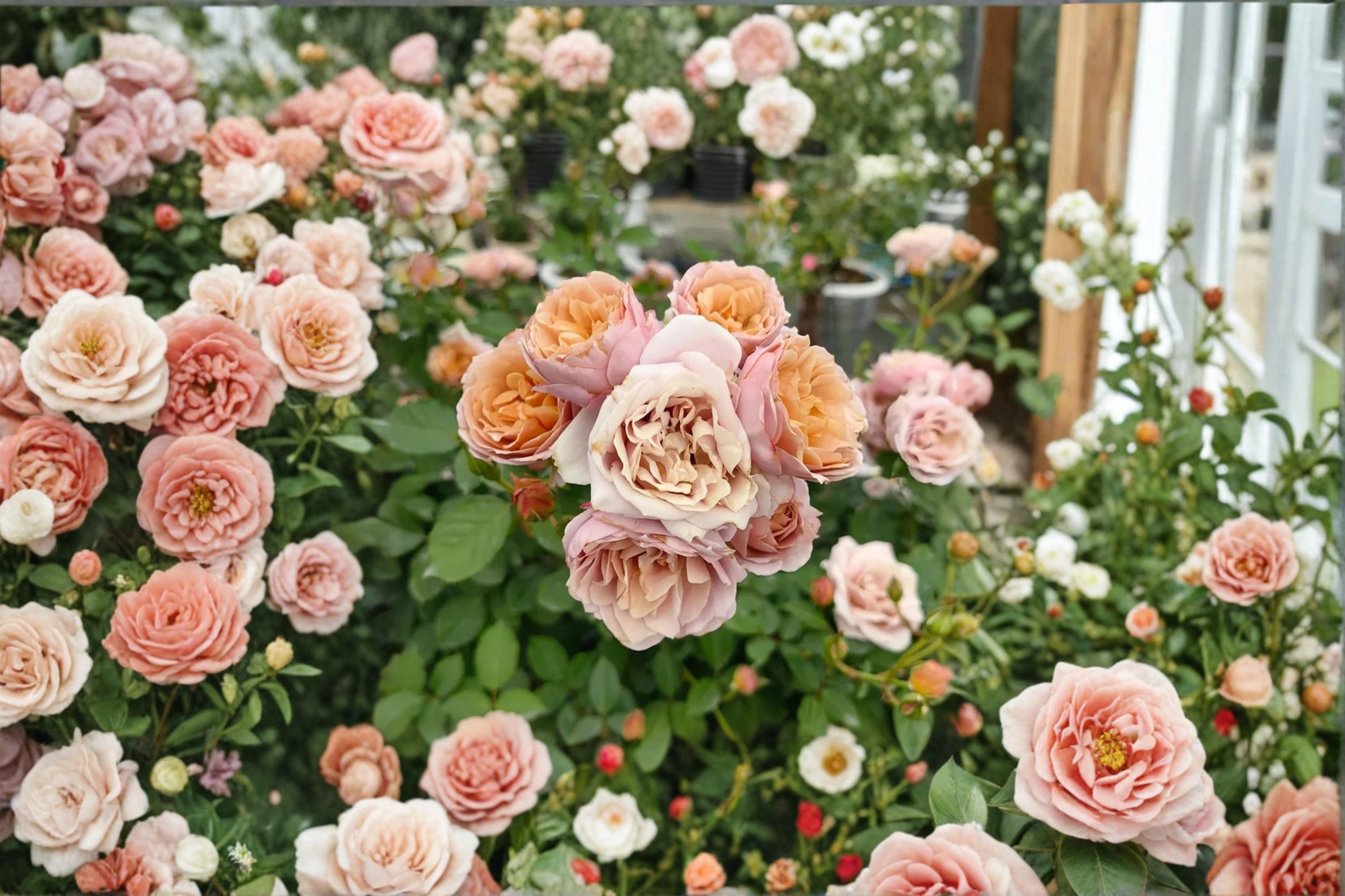 Iori Rose Live Plant – Japanese Pink Garden Rose
