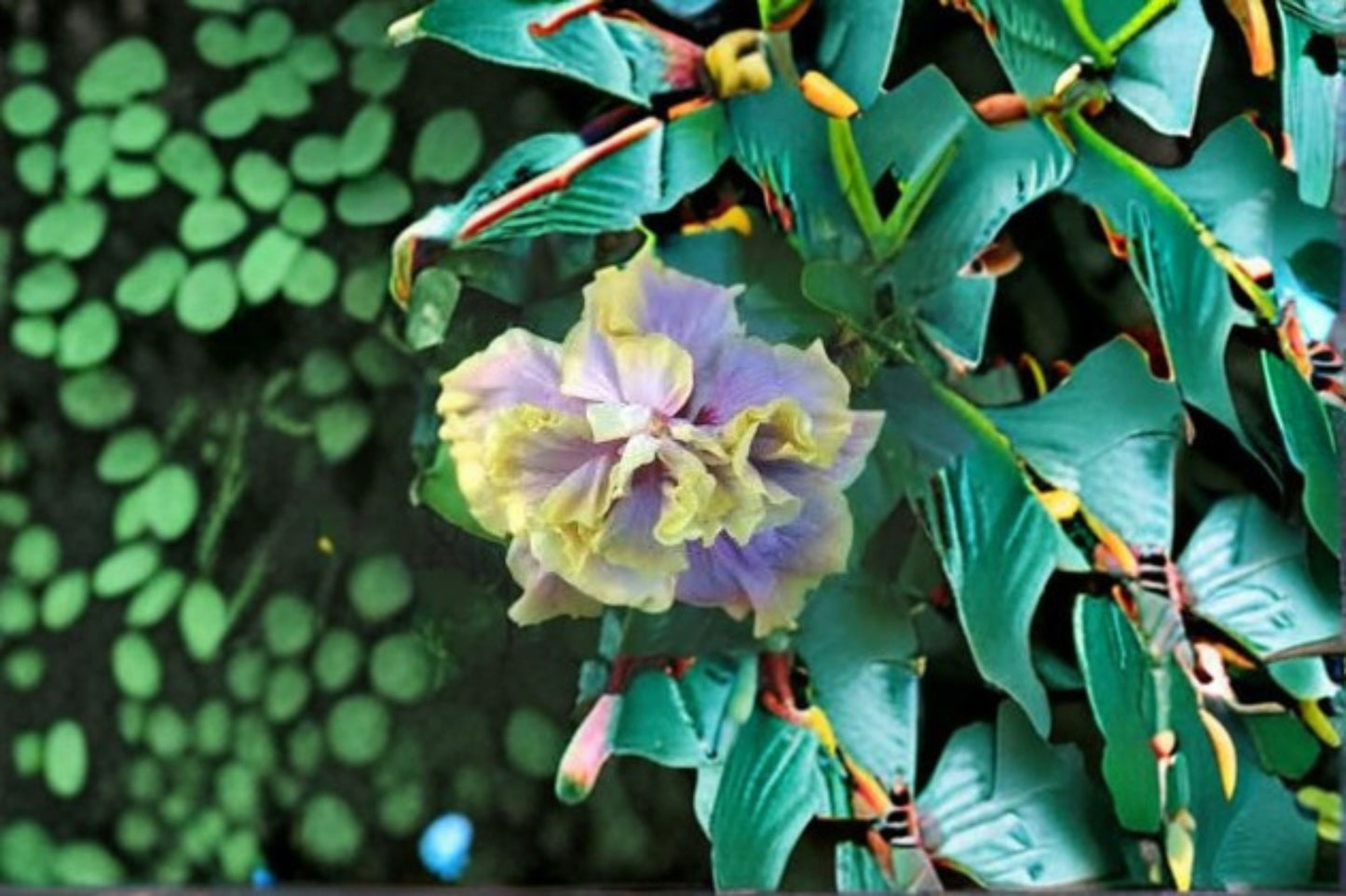 Hibiscus 'Gator Magic' Live Starter Plant – Cajun Color Tropical Hibiscus – Hibiscus rosa-sinensis