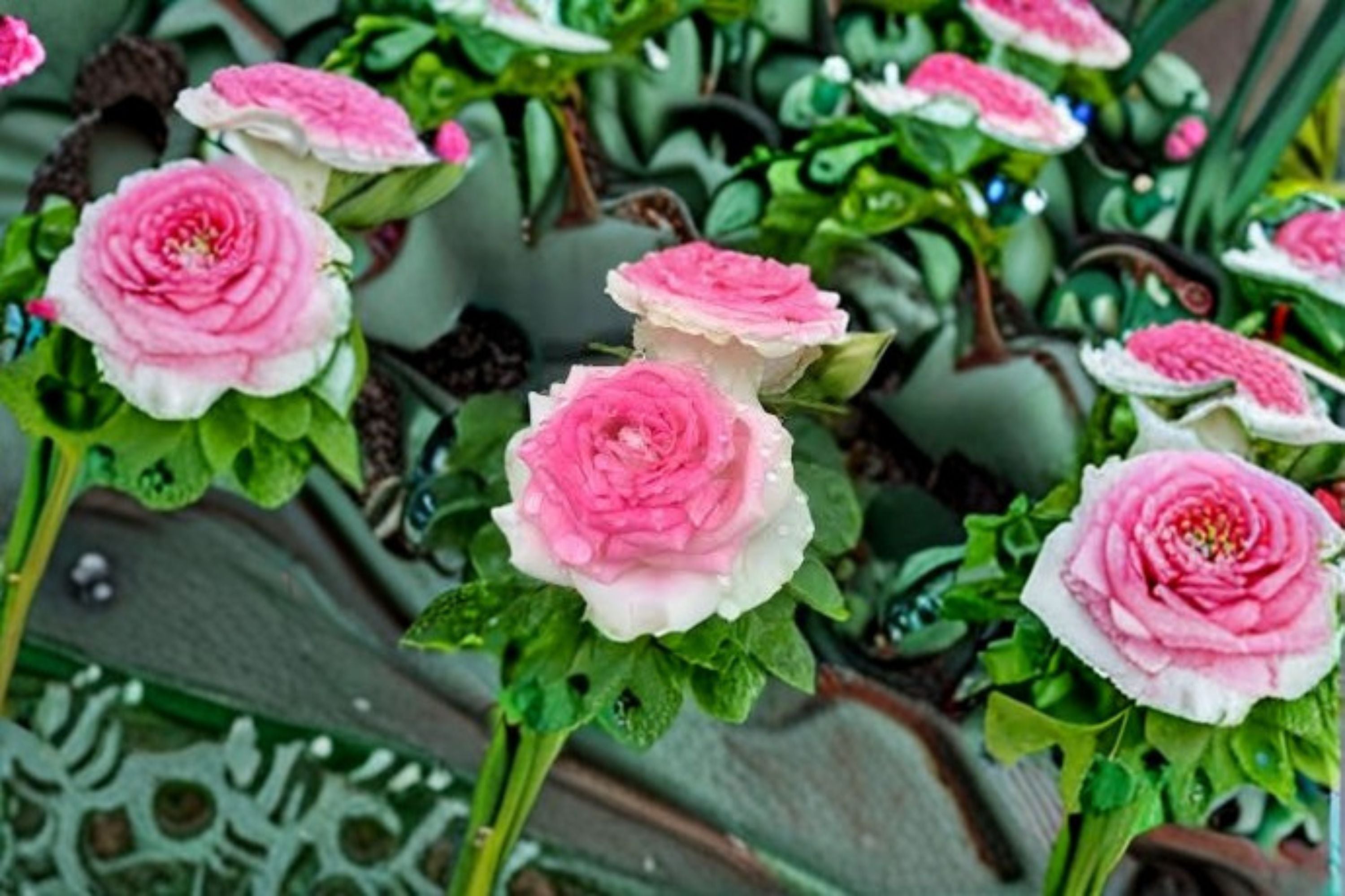 Ice Cream Rose Live Plant – Easy Care Repeat Blooming Rose