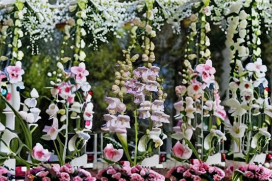 Palmers Penstemon Seeds Penstemon palmeri Pink White Wildflower Seeds Native Perennial Garden Flower Planting 50 Seeds