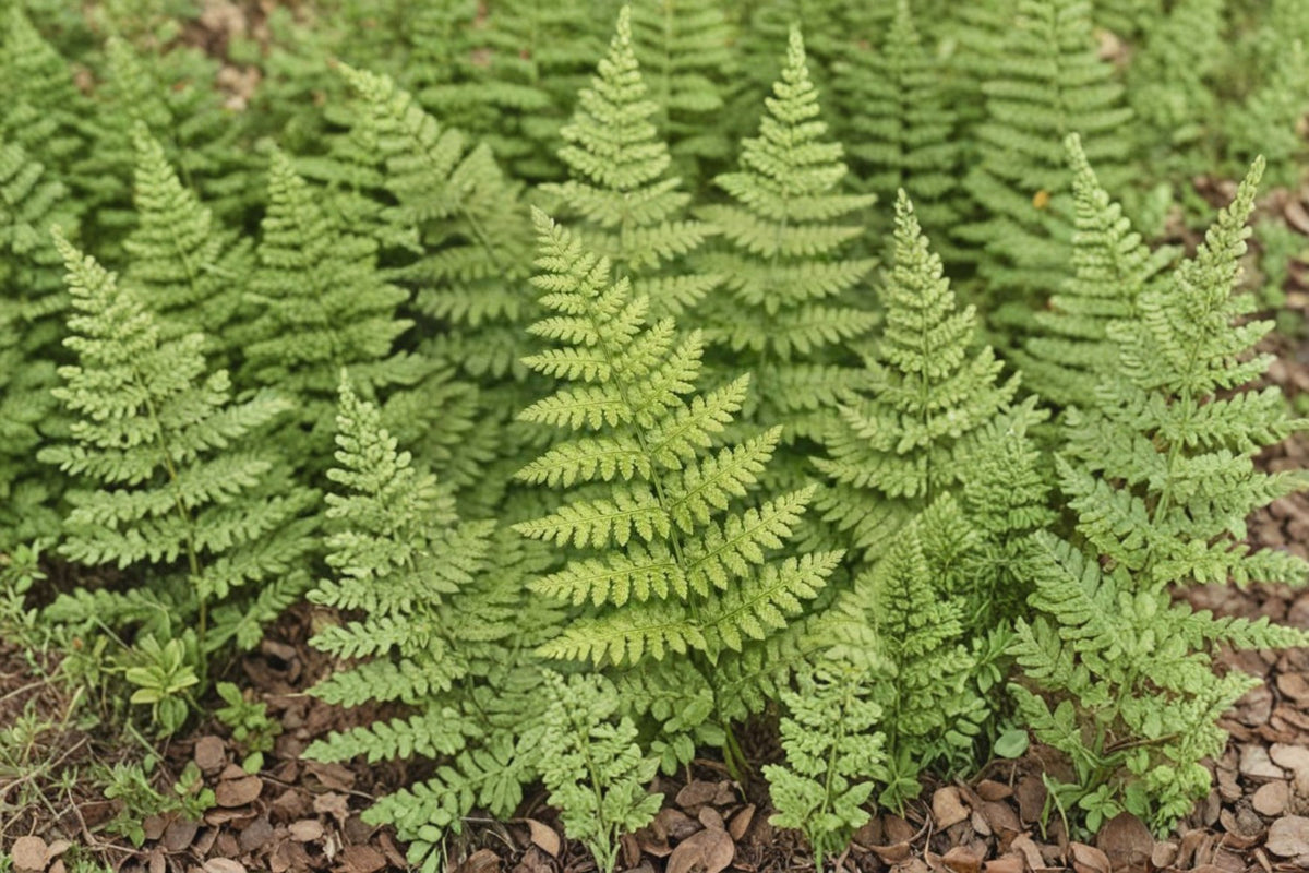 Hay Scented Fern Live Plants | 5 Pack | Dennstaedtia punctilobula | Shade Garden Fern | Woodland Plant | Outdoor Fern Starter