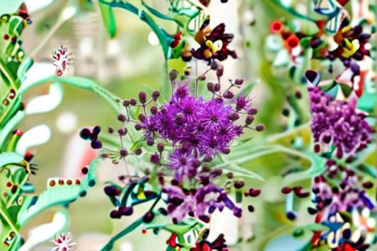Narrow Leaf Ironweed Seeds Vernonia angustifolia Tall Purple Wildflower Seeds Native Garden Planting 100 Seeds