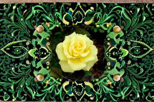 Yellow Texas Rose 3 Cuttings – Rosa