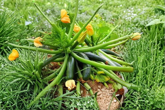 Green Zucchini Live Plants – 2 Plants – 3–5" Tall – 4" Pot – Vegetable Plant