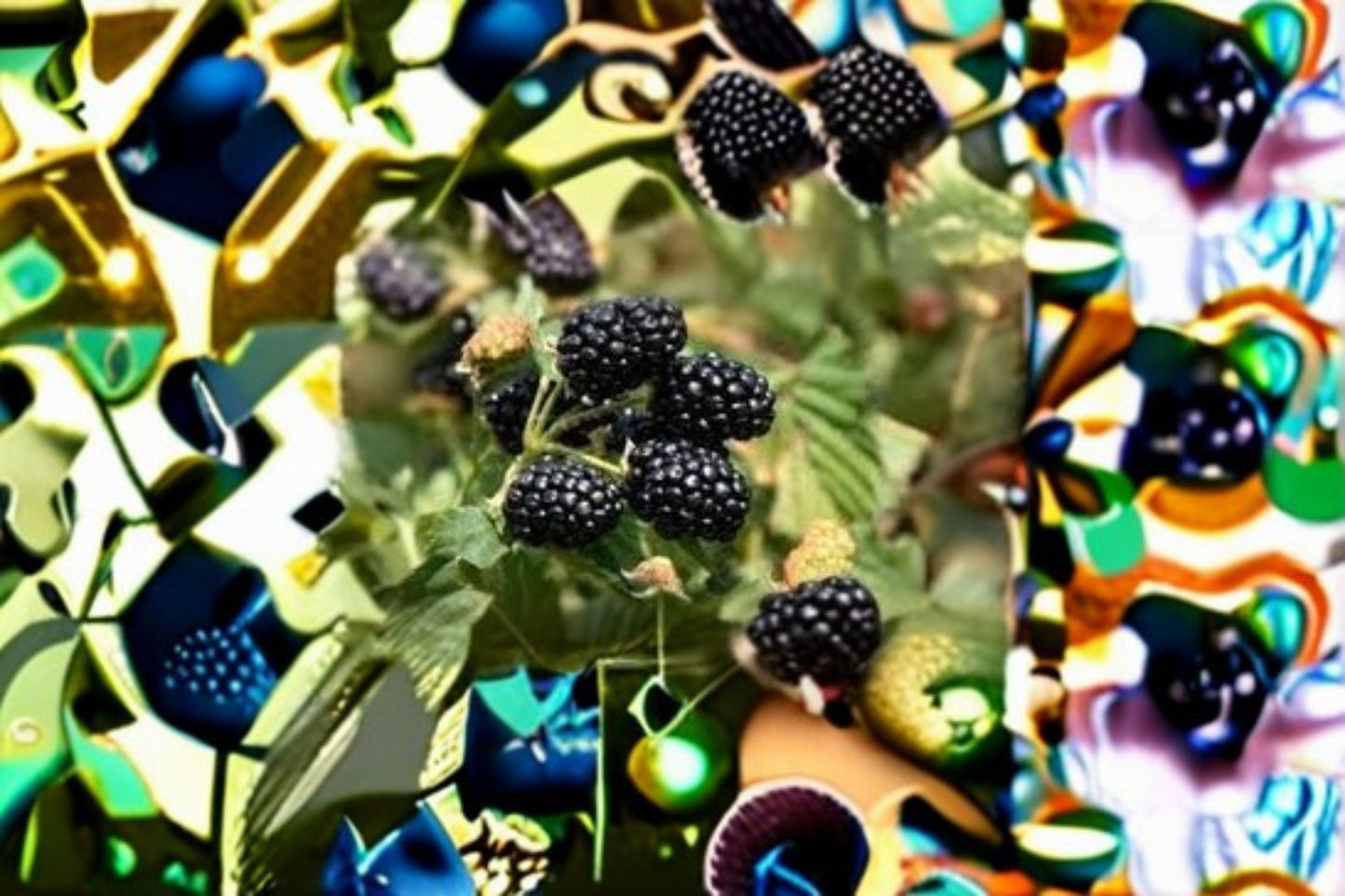 Ponca Thornless Blackberry Live Rooted Starter Plant – Rubus 'Ponca' – 1 Plant