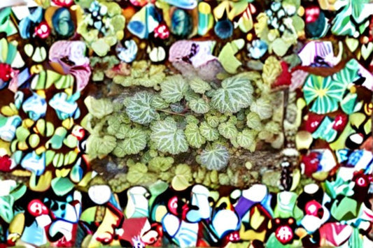 Strawberry Begonia Live Plant Clump – Saxifraga Ground Cover