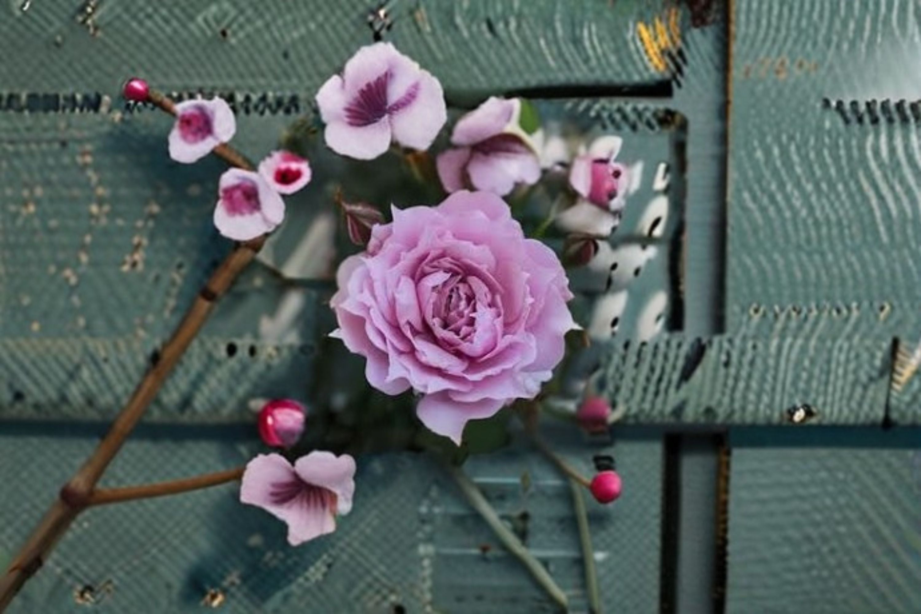 Huanzi Rose Live Plant – Fragrant Purple Own Root Rose