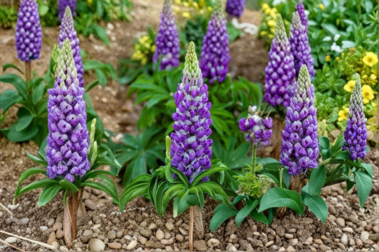 Purple Wild Lupine Live Plant – 6" Pot – Green Foliage – Lupinus