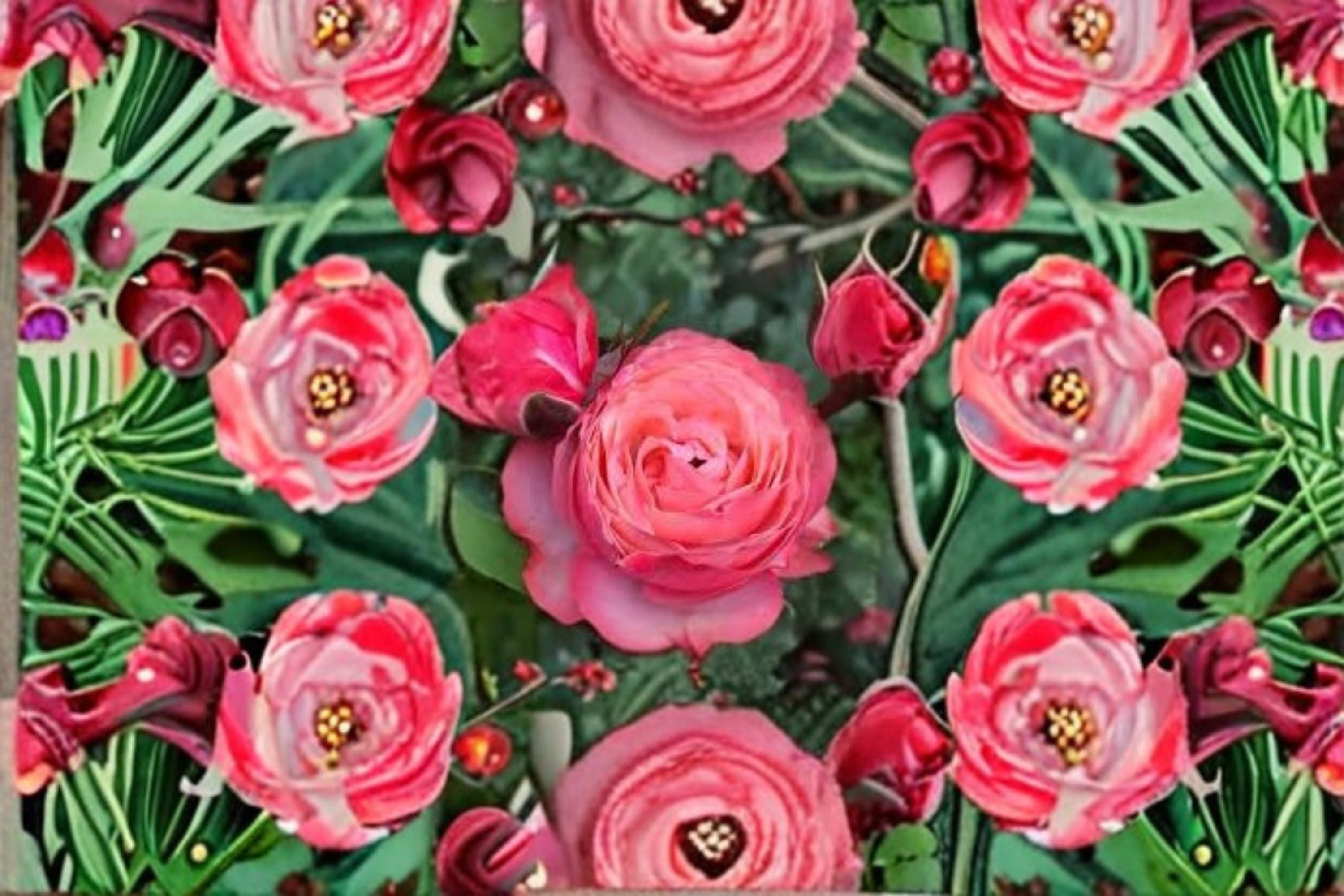 Bico Baby Romantica Rose Live Plant – Multicolor Romantic Garden Rose