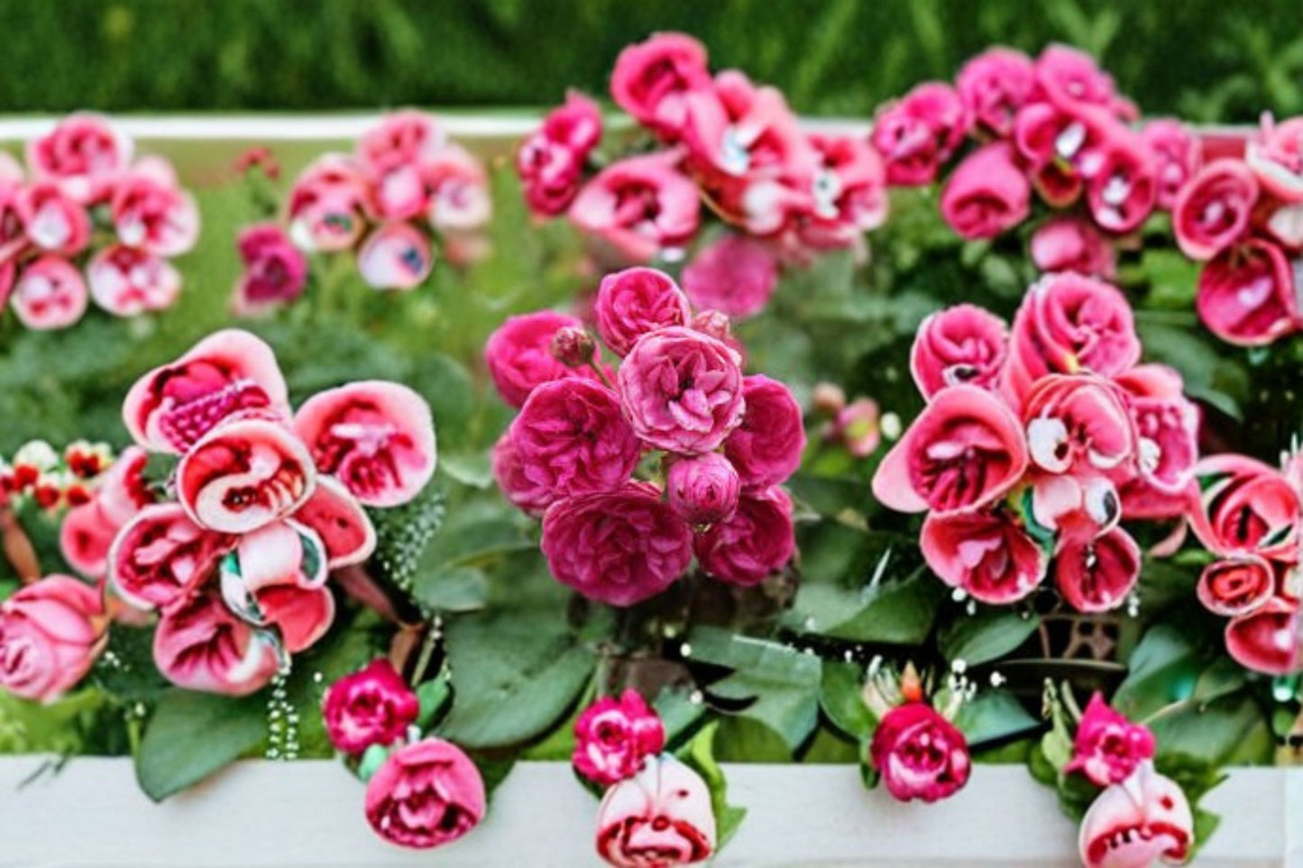 Kendyl Marie Polyantha Rose Cuttings – 4 Live Cuttings – 5–7" – Rosa Shrub