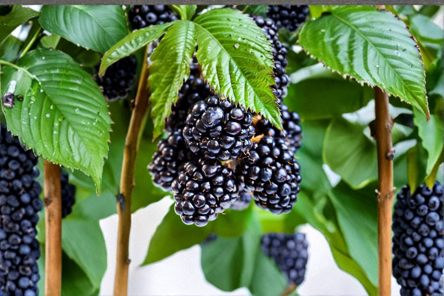 Ouachita Blackberry Live Plants – 2 Pack – 4–6" Tall – Rubus Blackberry Bush
