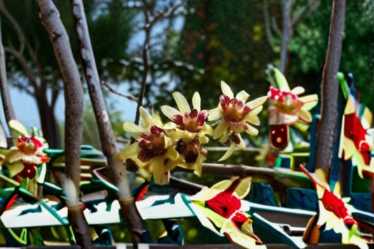 Fragrant Wintersweet Seeds Chimonanthus praecox Yellow Winter Flower Seeds Ornamental Shrub Garden Planting 10 Seeds