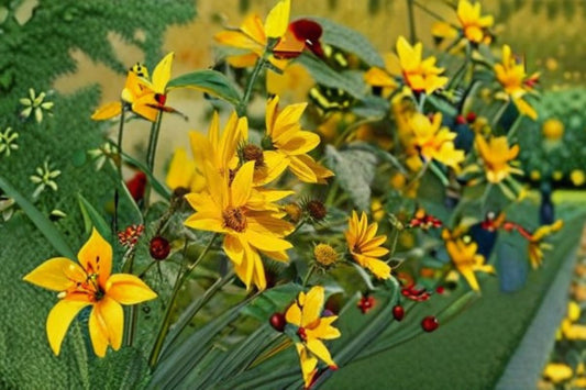 Maximilian Sunflower Seeds Helianthus Maximiliani Tall Yellow Native Perennial Wildflower Pollinator Garden Plant 100 Seeds
