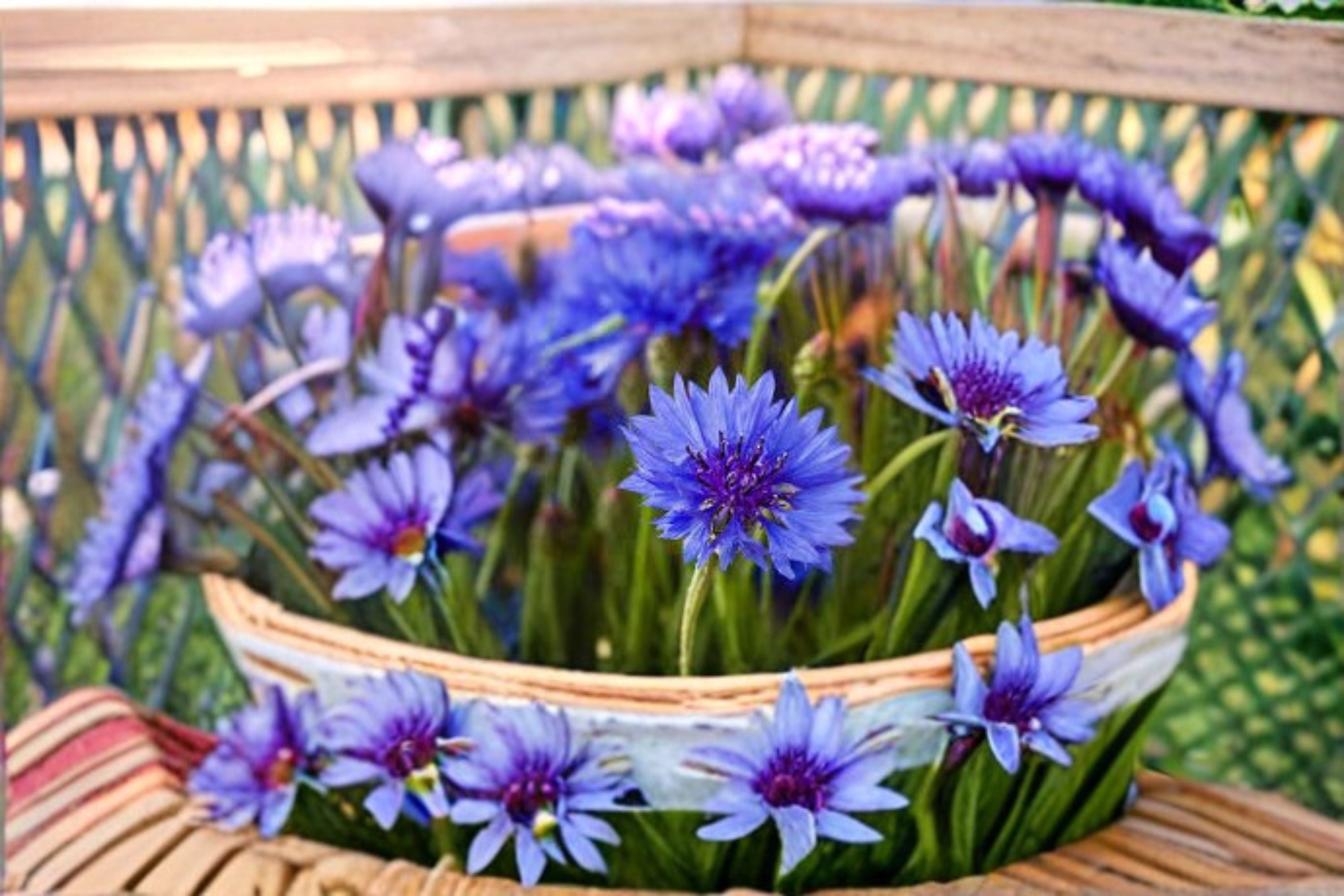 Blue Bachelors Button Seeds Centaurea Cyanus Cornflower Blue Annual Wildflower Garden Meadow Plant 100 Seeds