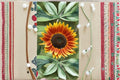 Autumn Beauty Sunflower Seeds Helianthus Annuus Mixed Color Tall Garden Flower Red Orange Yellow Bloom 15 Seeds