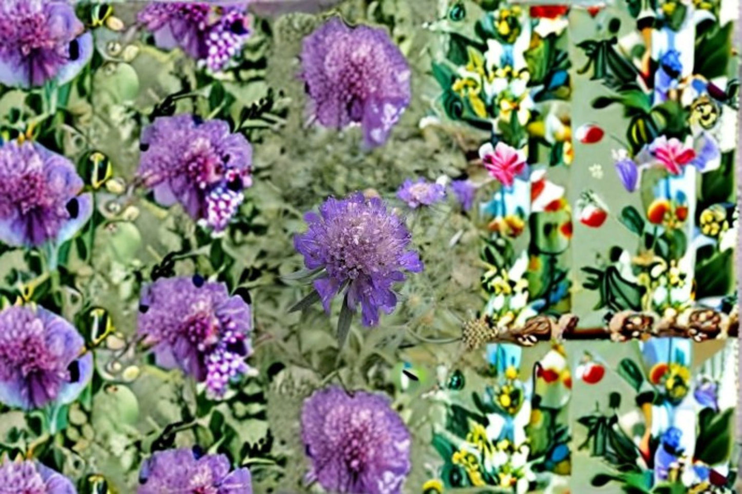 Scabiosa 'Ritz Blue' Live Plant – Quart Pot – Japanese Pincushion Flower Perennial