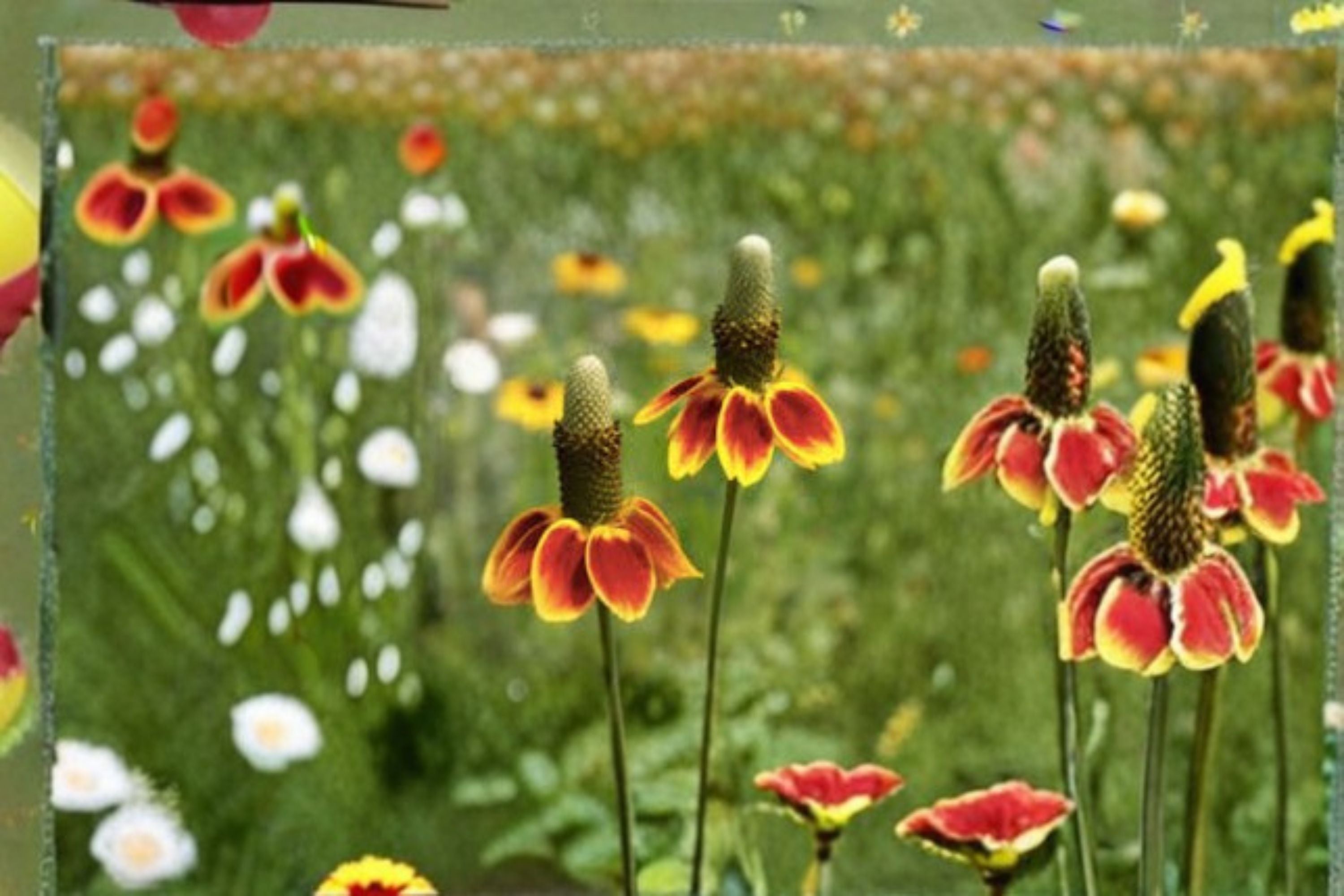 Mexican Hat Seeds Ratibida Columnifera Pulchra Red Yellow Native Wildflower Perennial Drought Tolerant Pollinator Plant 250 Seeds