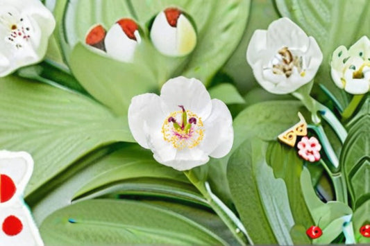 Japanese Woodland Peony Seeds Paeonia japonica White Flower Seeds Shade Garden Planting 5 Seeds