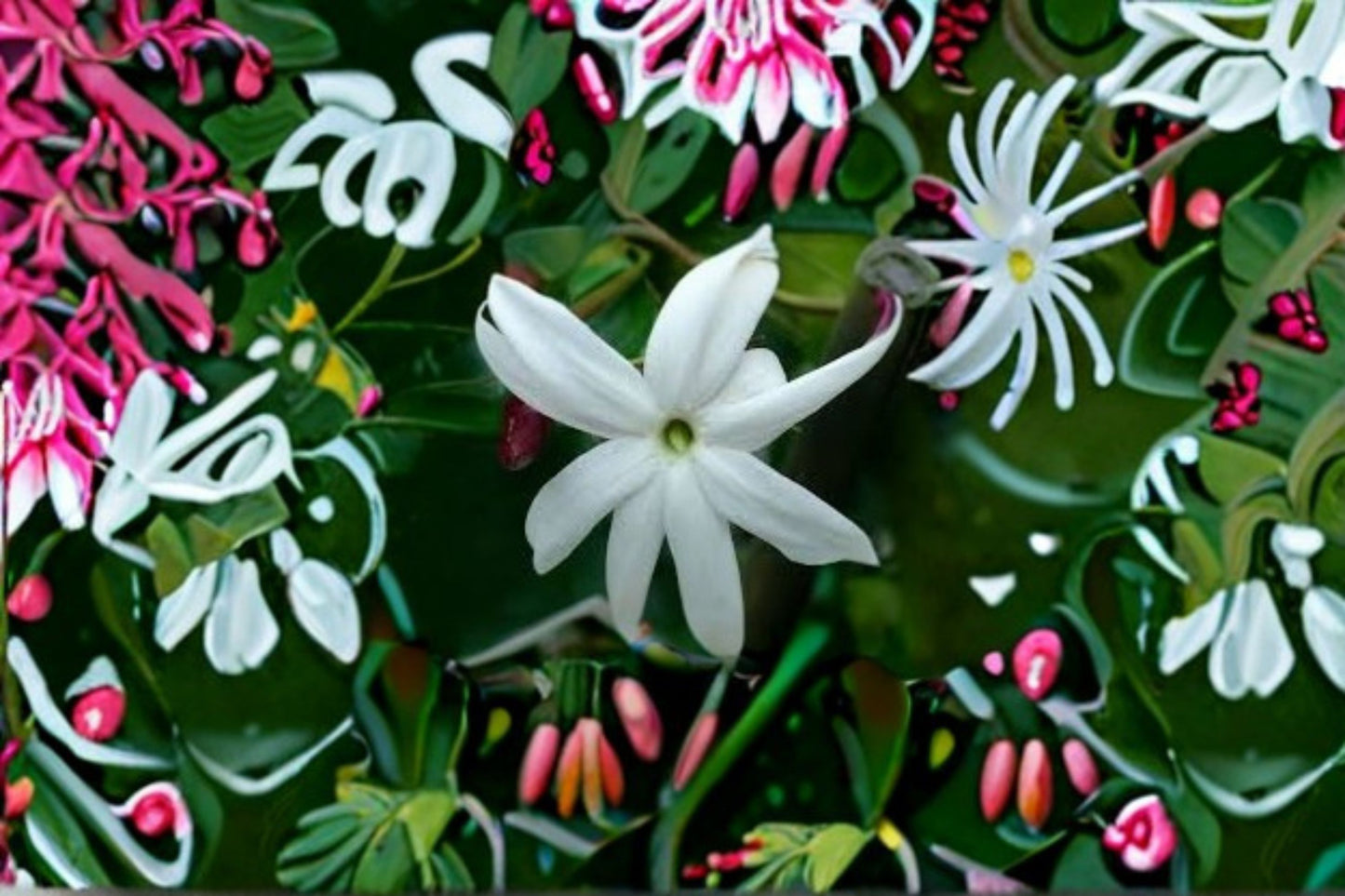Angel Wing Star Jasmine Live Plant – 10–14" Tall – 4" Pot – Trachelospermum nitidum