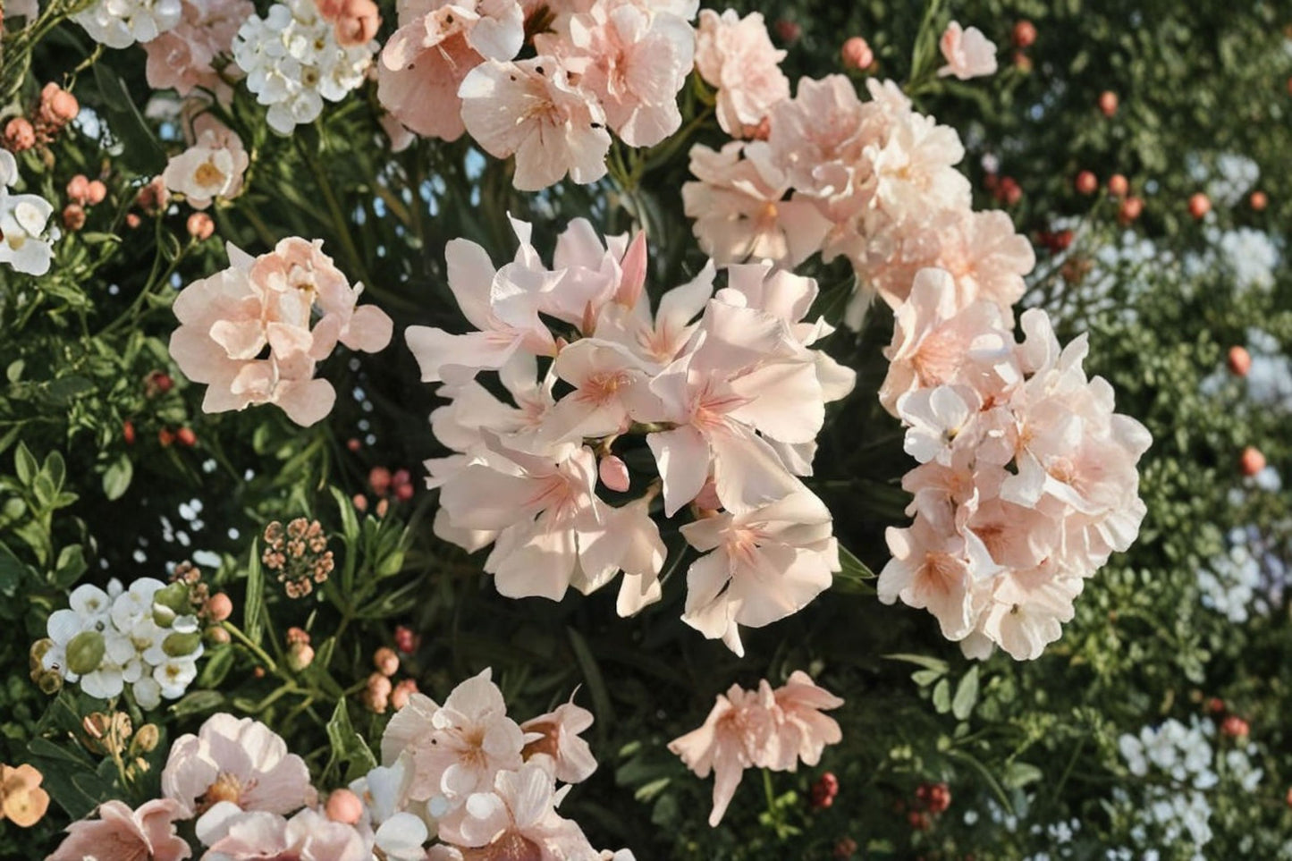 Dwarf Salmon Oleander Live Plant – 4–8" Tall – Compact Flowering Shrub – Nerium oleander