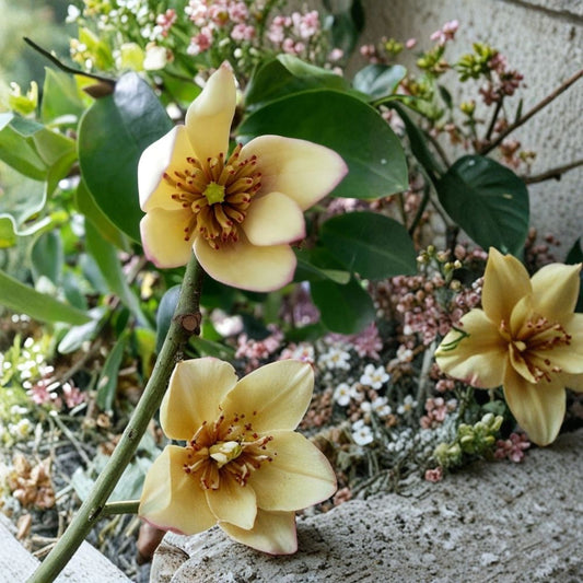 Banana Shrub Live Plant | Michelia figo | 8–12 Inch Starter | Fragrant Banana-Scented Blooms | 4 Inch Rooted Plant