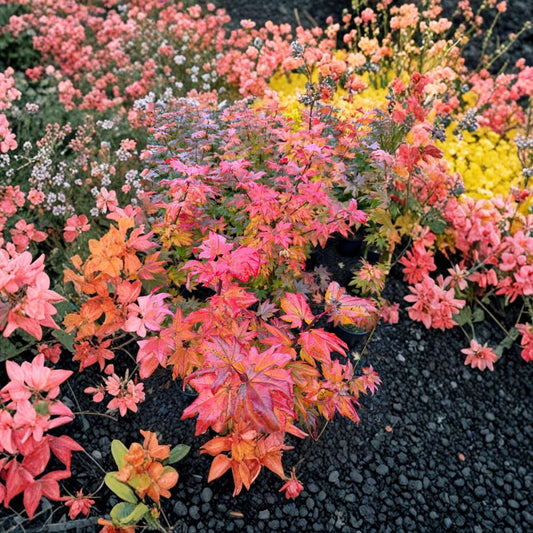 Vine Maple ‘Burgundy Jewel’ – Rare Acer circinatum Hybrid | Deep Burgundy Foliage | #3 Container Tree | 40" Tall