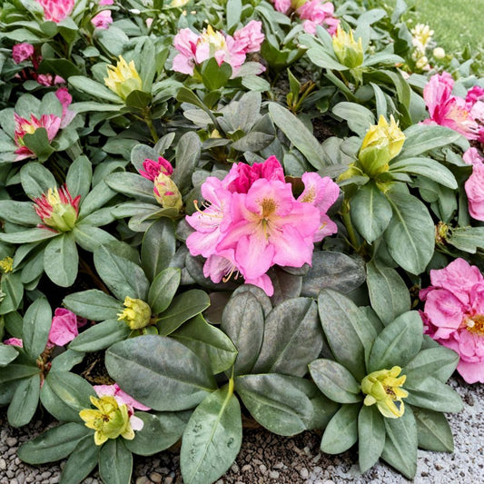 Rhododendron ‘Scintillation’ Live Evergreen Shrub | Bright Pink Blooming Rhododendron | Award Winning Hardy Plant | #1 Container Grown