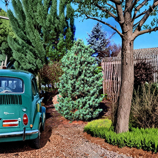 Pinus parviflora ‘Cleary’ – Blue Japanese White Pine | Silver Blue Evergreen Conifer | #3 Container Plant