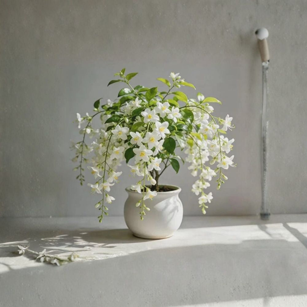 Weeping Jasmine Seeds – 100+ Climbing Vine Seeds | Fragrant Flowering Plant | Balcony & Garden Friendly
