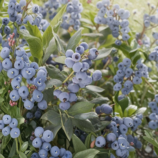 Vaccinium ‘Sunshine Blue’ Blueberry Plant – Semi Evergreen Southern Highbush | #1 Container | Compact Patio Blueberry | 3 Plants for $40
