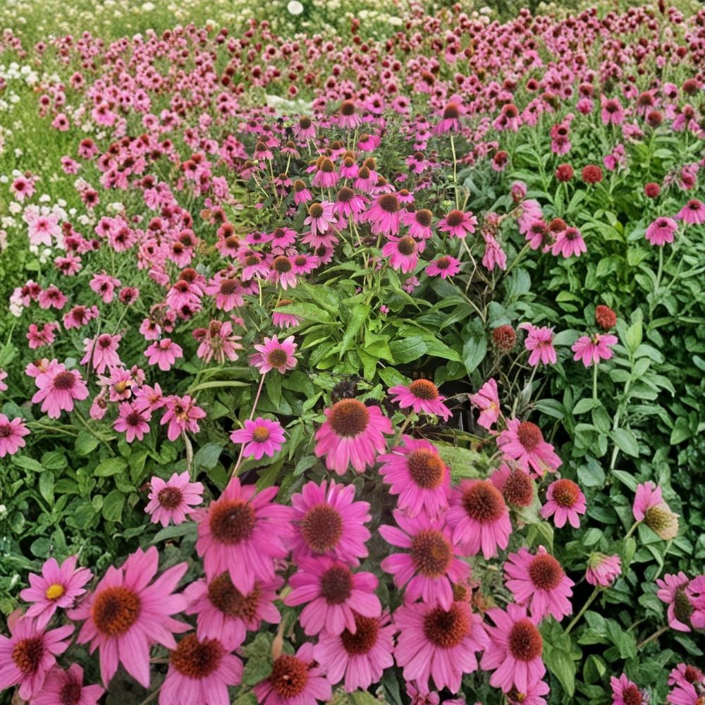 Purple Coneflower Live Plant | 1 Gallon Pot | Echinacea purpurea Perennial | Pollinator Friendly | Hardy Native Flower