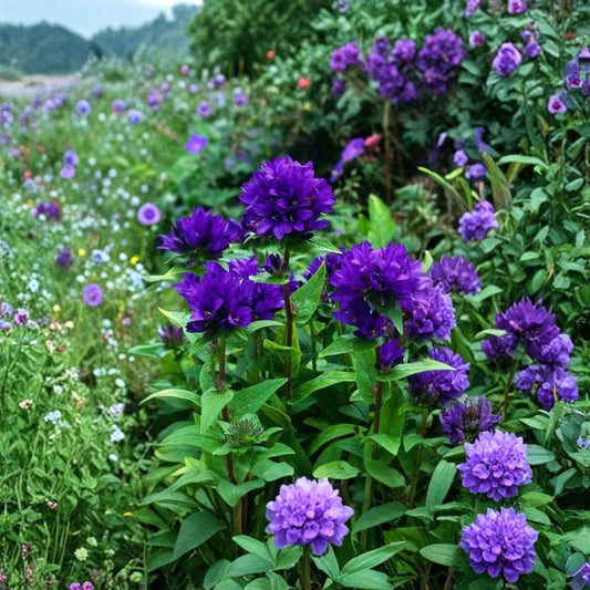Purple Bellflower 'Superba' – Campanula glomerata 5 Bare Roots | Hardy Perennial | Violet Purple Blooms | Cottage Garden Favorite