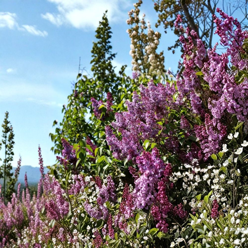 Common Lilac Bush – Syringa vulgaris Live Bare Root Plant | 10–14 Inches Tall | Fragrant Flowering Shrub | Hardy Spring Blooms