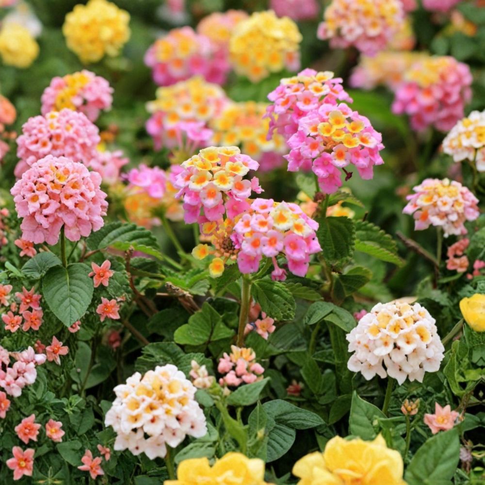 Pink Lantana Live Plant – 3–5 Inch Starter | Hardy Ground Cover | Butterfly & Pollinator Plant | Ships Bare Root