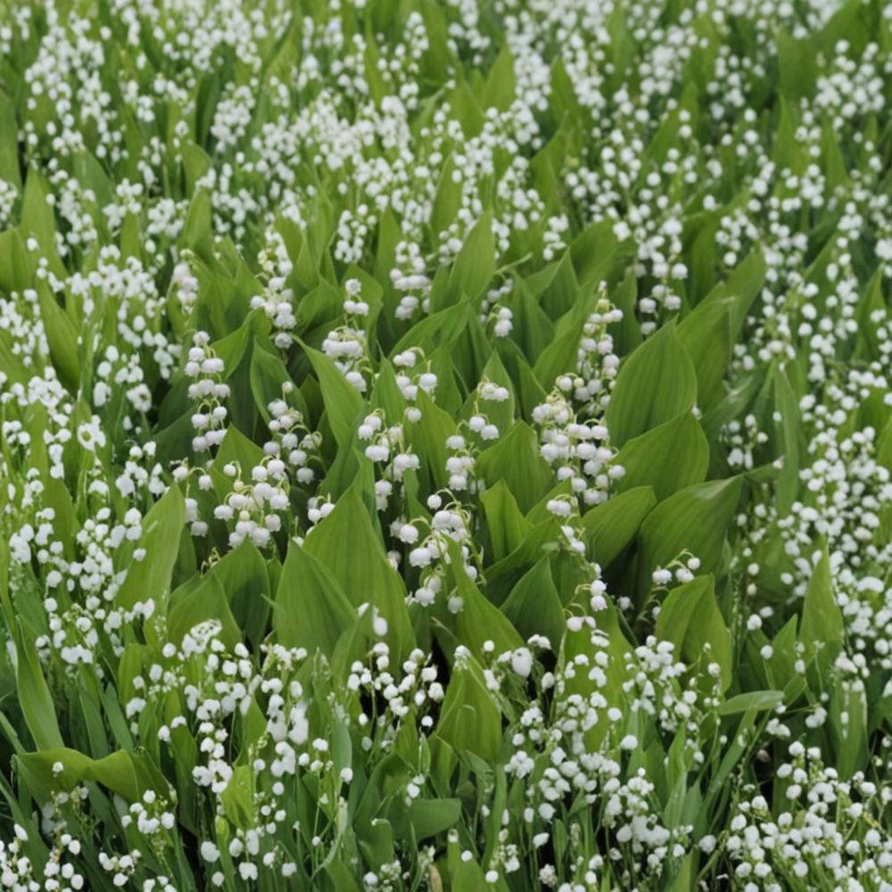 Lily of the Valley – 20 Live Bare Root Plants | Fragrant White Spring Flowers | Convallaria majalis Groundcover | Shade Garden Perennial