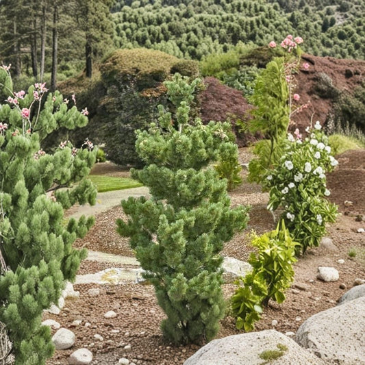 Koto Buki Japanese Black Pine – Live Evergreen Conifer | 8 Inch Tall Plant | 1 Gallon Pot | Compact Pinus thunbergii