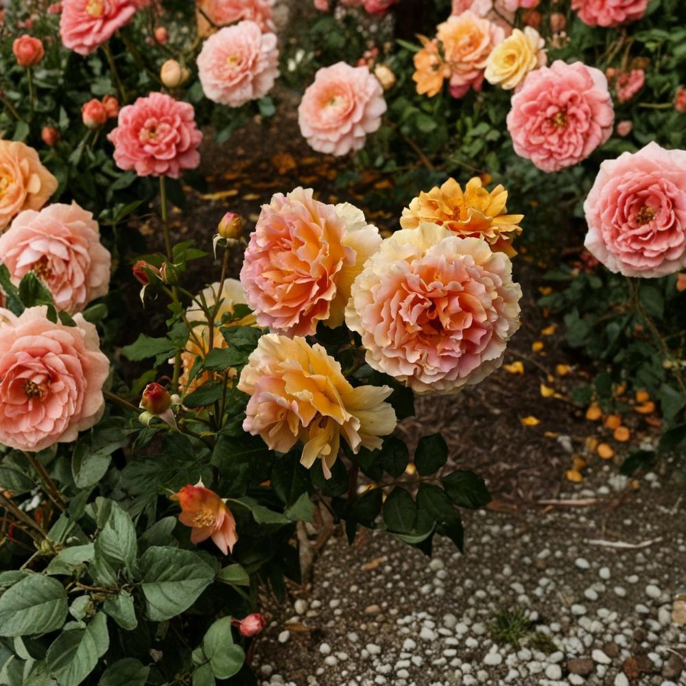 Caribbean Breeze Floribunda Rose – 3 Fresh Unrooted Cuttings | 5–8 Inches Long | Fragrant Peach Rose | Ready to Root