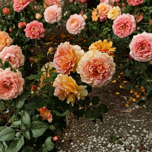Caribbean Breeze Floribunda Rose – 3 Fresh Unrooted Cuttings | 5–8 Inches Long | Fragrant Peach Rose | Ready to Root