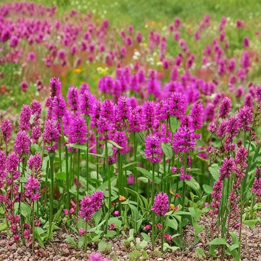Agastache 'Tutti Frutti' Live Plant – Fully Rooted 1 Gallon Pot | Giant Hyssop Perennial | Raspberry Blooms | Hummingbird & Butterfly Friendly