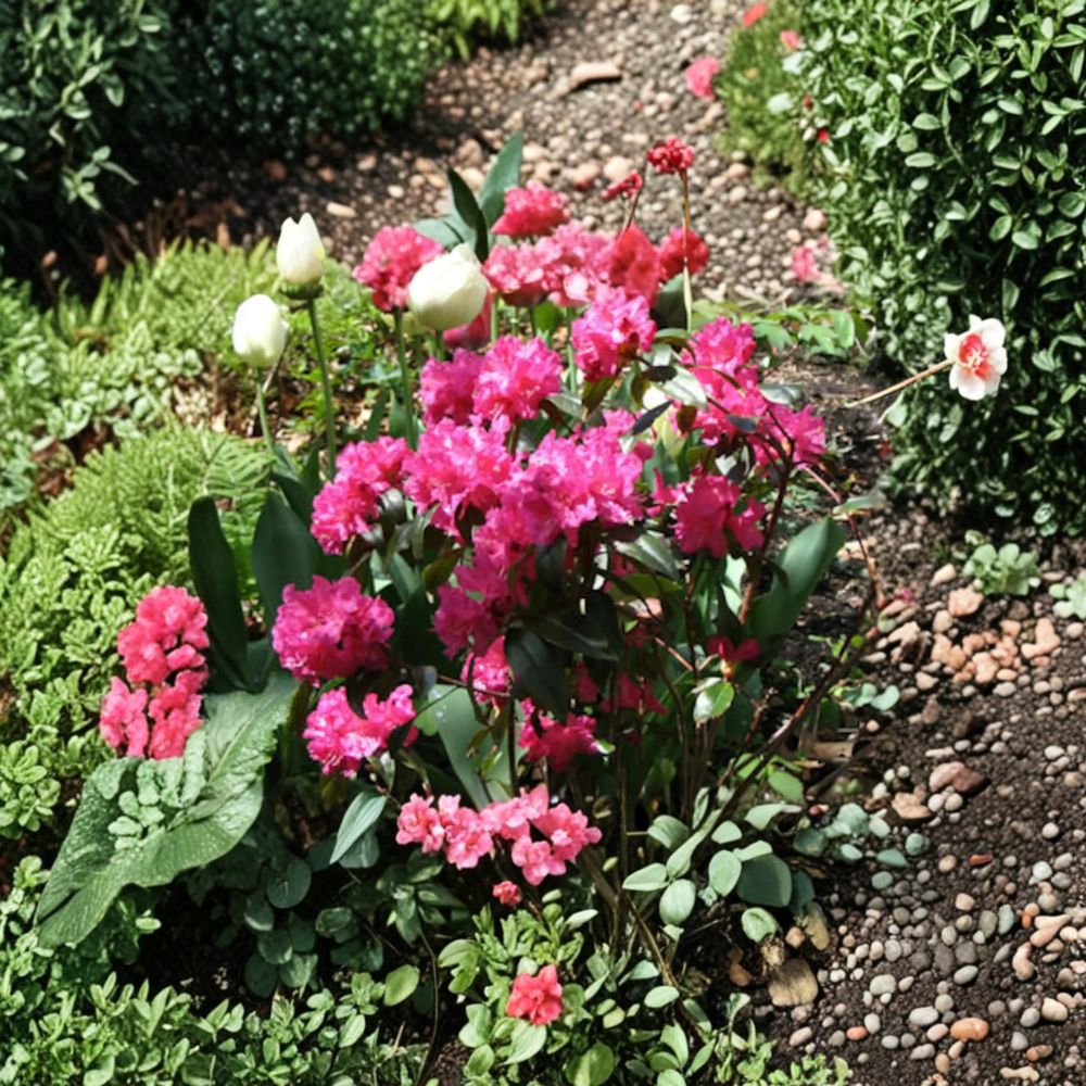 Rhododendron PJM ‘Landmark’ – Cold Hardy Evergreen Rhododendron | Bright Pink Spring Blooms | #3 Container Plant